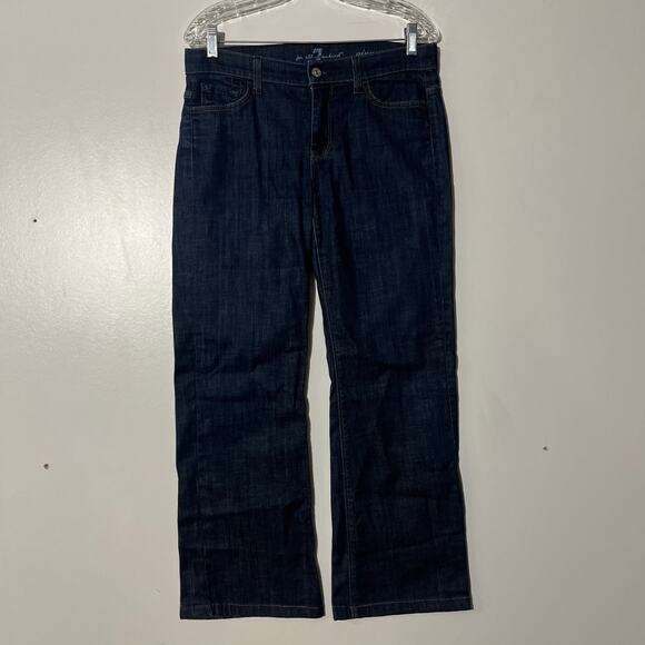 7 For All Mankind Ginger Straight Leg Loose Fit 5 Pocket Denim Jeans Women’s 29 - Picture 1 of 8